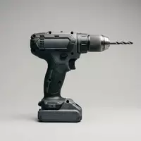 Fotorealistische Studioaufnahme von Akku-Bohrschrauber zum Thema Metabo BS 18 LT, klare Lichtfuehrung - Foto: THN