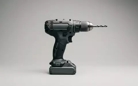 Fotorealistische Studioaufnahme von Akku-Bohrschrauber zum Thema Metabo BS 18 LT, klare Lichtfuehrung - Foto: THN