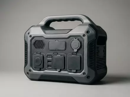 Fotorealistische Studioaufnahme von Powerstation zum Thema Goal Zero Yeti 500X, klare Lichtfuehrung - Foto: THN