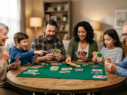 Fotorealistische Studioaufnahme von Kartenspiel zum Thema Uno Original Kartenspiel, klare Lichtfuehrung, sachlich dargestellt - Foto: THN