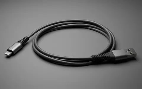 Fotorealistische Studioaufnahme von Ladekabel zum Thema Apple USB-C auf Lightning, klare Lichtfuehrung - Foto: THN