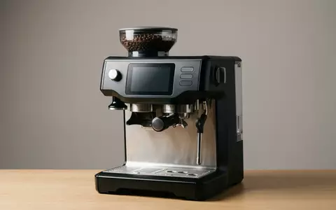 Fotorealistische Studioaufnahme von Kaffeevollautomat zum Thema Krups EA8108 Kaffeevollautomat Arabica, klare Lichtfuehrung - Foto: THN