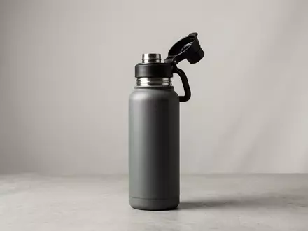 Fotorealistische Studioaufnahme von Trinkflasche zum Thema Contigo Jackson Chill 720ml, klare Lichtfuehrung - Foto: THN