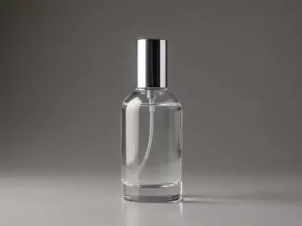 Fotorealistische Studioaufnahme von Eau de Parfum zum Thema Jil Sander Simply EdP, klare Lichtfuehrung - Foto: THN