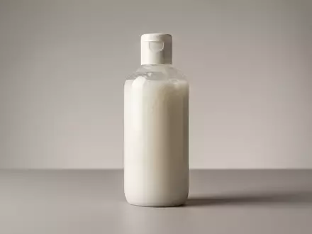 Fotorealistische Studioaufnahme von Shampoo zum Thema Moroccanoil Hydrating Shampoo 250ml, klare Lichtfuehrung - Foto: THN