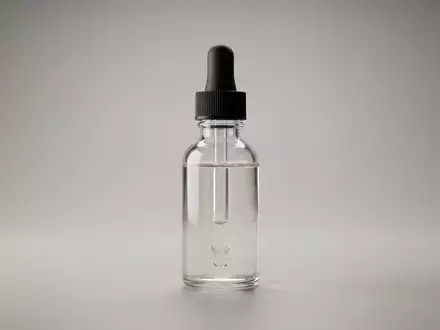 Fotorealistische Studioaufnahme von Gesichtsserum zum Thema The Ordinary Niacinamide 10%, klare Lichtfuehrung - Foto: THN