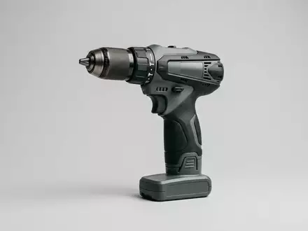 Fotorealistische Studioaufnahme von Akku-Bohrschrauber zum Thema Milwaukee M12 FDDXKIT-202X Compact, klare Lichtfuehrung - Foto: THN