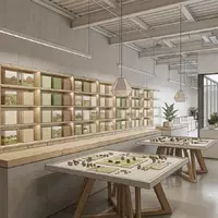 Architektur-Render im Spielefachgeschaeft mit Brettspiel zum Thema Agricola, neutrales Tageslicht, sachlich dargestellt - Foto: THN