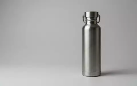 Fotorealistische Studioaufnahme von Isolierflasche zum Thema Sigg Hot & Cold, klare Lichtfuehrung - Foto: THN