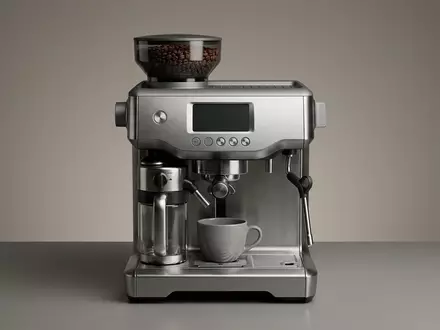 Fotorealistische Studioaufnahme von Kaffeevollautomat zum Thema Siemens EQ.900 TQ907D03 Kaffeevollautomat, klare Lichtfuehrung - Foto: THN