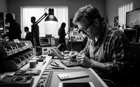 Schwarzweiss-Reportage mit Smartphone zum Thema Motorola Edge 50 Pro, hoher Kontrast, sachlich dargestellt - Foto: THN