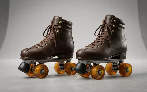 Fotorealistische Studioaufnahme von Rollschuhe zum Thema Moxi Lolly Rollschuhe Damen, klare Lichtfuehrung - Foto: THN