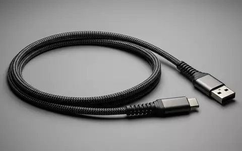 Fotorealistische Studioaufnahme von Ladekabel zum Thema Nomad Rugged USB-C auf, klare Lichtfuehrung - Foto: THN