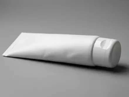 Fotorealistische Studioaufnahme von Zahnpasta zum Thema Sensodyne Complete Protection Zahnpasta, klare Lichtfuehrung - Foto: THN