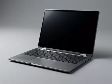 Fotorealistische Studioaufnahme von Laptop zum Thema Acer TravelMate P6 14, klare Lichtfuehrung - Foto: THN