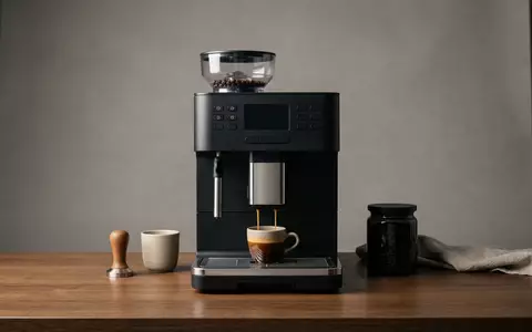 Fotorealistische Studioaufnahme von Kaffeevollautomat zum Thema Melitta Barista TS Smart, klare Lichtfuehrung - Foto: THN