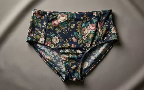 Fotorealistische Studioaufnahme von Bikinihose zum Thema L*Space Damen Bikini-Hose Sandy, klare Lichtfuehrung - Foto: THN