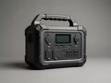 Fotorealistische Studioaufnahme von Powerstation zum Thema EcoFlow DELTA Pro Ultra, klare Lichtfuehrung - Foto: THN