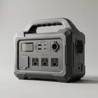 Fotorealistische Studioaufnahme von Powerstation zum Thema EcoFlow RIVER 2 Max, klare Lichtfuehrung - Foto: THN