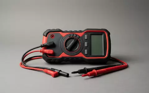 Fotorealistische Studioaufnahme von Digitalmultimeter zum Thema Fluke 117 Digitales Multimeter, klare Lichtfuehrung - Foto: THN