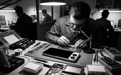Schwarzweiss-Reportage mit Smartphone zum Thema Xiaomi 15 Pro 256GB, hoher Kontrast, sachlich dargestellt - Foto: THN