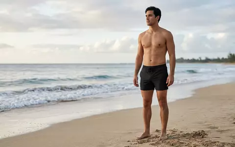 Fotorealistische Studioaufnahme von Schwimmhose zum Thema Funky Trunks Herren Still, klare Lichtfuehrung - Foto: THN