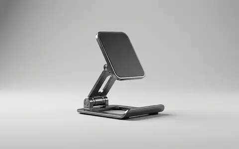 Fotorealistische Studioaufnahme von Handystaender zum Thema Moft MagSafe Snap Float, klare Lichtfuehrung - Foto: THN