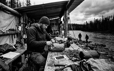 Schwarzweiss-Reportage mit Handyhuelle zum Thema Aquapac Waterproof Phone Case, hoher Kontrast, sachlich dargestellt - Foto: THN