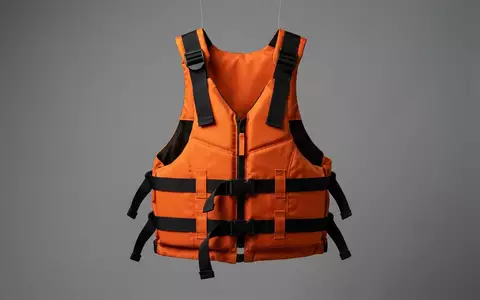 Fotorealistische Studioaufnahme von Schwimmweste zum Thema JOBE Prolix Schwimmweste Paddeln, klare Lichtfuehrung - Foto: THN