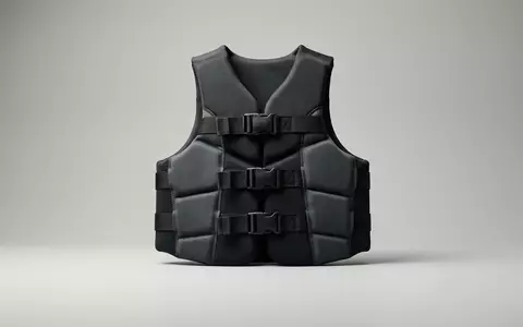 Fotorealistische Studioaufnahme von Schwimmweste zum Thema JOBE Neoprene Life Vest, klare Lichtfuehrung - Foto: THN
