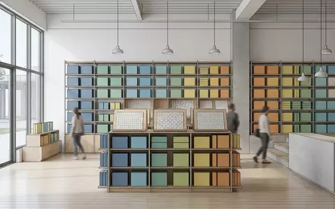 Architektur-Render im Spielwarengeschaeft mit Puzzle zum Thema Clementoni Puzzle 1000 Teile, neutrales Tageslicht - Foto: THN
