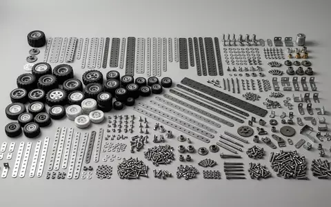 Fotorealistische Studioaufnahme von Konstruktionsbausatz zum Thema Clementoni Mechanix, klare Lichtfuehrung, sachlich dargestellt - Foto: THN