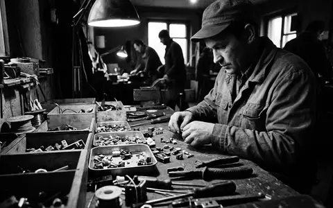 Schwarzweiss-Reportage mit Kombizange zum Thema Knipex Kombizange 180mm, hoher Kontrast, sachlich dargestellt - Foto: THN