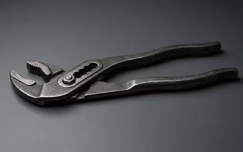 Fotorealistische Studioaufnahme von Wasserpumpenzange zum Thema Knipex Cobra Wasserpumpenzange 250mm, klare Lichtfuehrung - Foto: THN