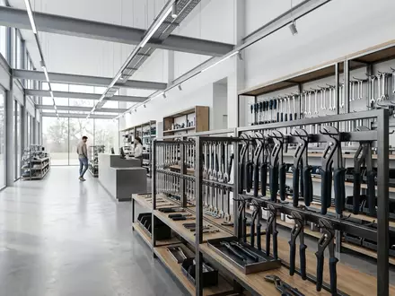 Architektur-Render im Baumarkt mit Wasserpumpenzange zum Thema Knipex Cobra Wasserpumpenzange 250mm, neutrales Tageslicht - Foto: THN