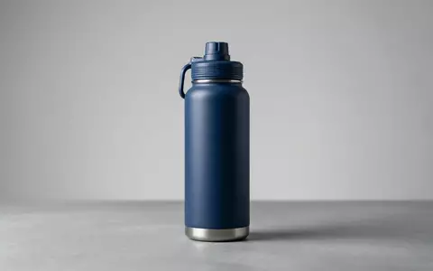 Fotorealistische Studioaufnahme von Isolierflasche zum Thema Klean Kanteen TKBottle 20oz, klare Lichtfuehrung - Foto: THN