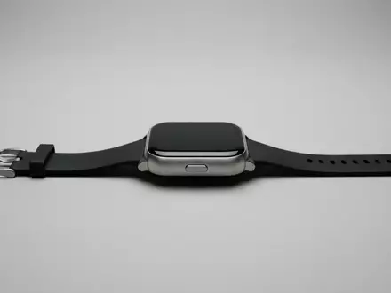 Fotorealistische Studioaufnahme von Smartwatch zum Thema Apple Watch Series 10, klare Lichtfuehrung - Foto: THN