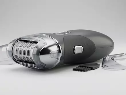 Fotorealistische Studioaufnahme von Epilierer zum Thema Panasonic ES-EL9A Wet &, klare Lichtfuehrung - Foto: THN