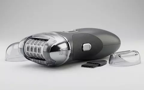 Fotorealistische Studioaufnahme von Epilierer zum Thema Panasonic ES-EL9A Wet &, klare Lichtfuehrung - Foto: THN