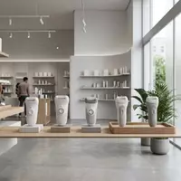 Architektur-Render im Koerperpflegegeschaeft mit Epilierer zum Thema Panasonic ES-EL9A Wet &, neutrales Tageslicht - Foto: THN