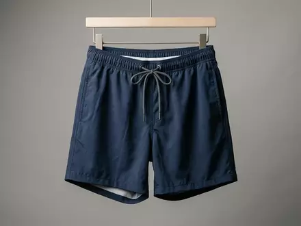 Fotorealistische Studioaufnahme von Badeshorts zum Thema Hurley Herren Phantom 18, klare Lichtfuehrung - Foto: THN