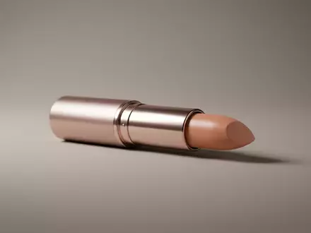 Fotorealistische Studioaufnahme von Lippenstift zum Thema Charlotte Tilbury Pillow Talk, klare Lichtfuehrung - Foto: THN