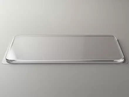 Fotorealistische Studioaufnahme von Displayschutzglas zum Thema Belkin ScreenForce TemperedGlass iPhone, klare Lichtfuehrung - Foto: THN