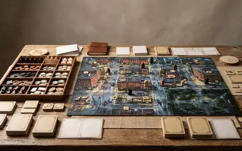 Fotorealistische Studioaufnahme von Detektivspiel zum Thema Sherlock Holmes, klare Lichtfuehrung, sachlich dargestellt - Foto: THN
