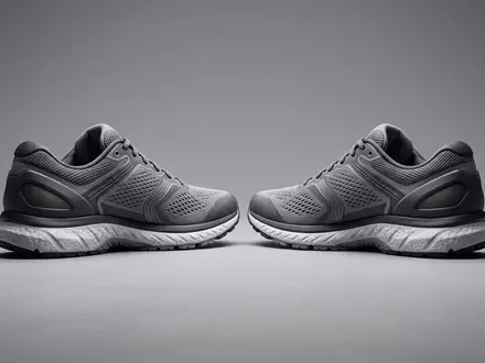 Fotorealistische Studioaufnahme von Laufschuhe zum Thema On Cloudswift 3 Laufschuhe, klare Lichtfuehrung - Foto: THN