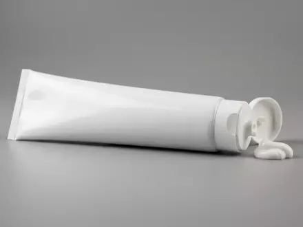 Fotorealistische Studioaufnahme von Zahnpasta zum Thema Colgate Max White Ultimate, klare Lichtfuehrung - Foto: THN