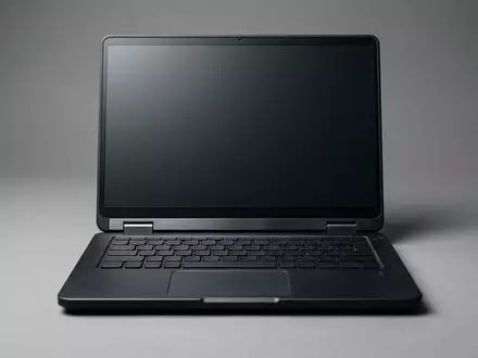 Fotorealistische Studioaufnahme von Business Laptop zum Thema ASUS ExpertBook P5 Copilot+, klare Lichtfuehrung - Foto: THN