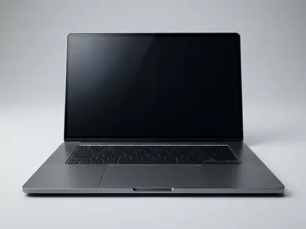 Fotorealistische Studioaufnahme von Laptop zum Thema ASUS Zenbook S 16, klare Lichtfuehrung - Foto: THN