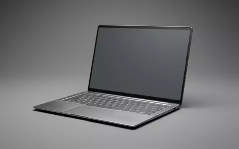 Fotorealistische Studioaufnahme von Ultrabook zum Thema Acer Swift 14 AI, klare Lichtfuehrung - Foto: THN