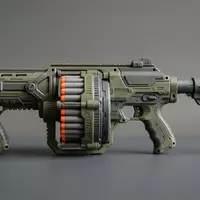 Fotorealistische Studioaufnahme von Schaumstoffblaster zum Thema Nerf Elite 2.0 Shockwave, klare Lichtfuehrung - Foto: THN